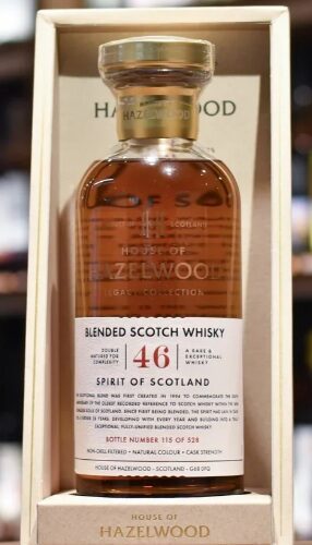 House of Hazelwood - Blended 46 Year Old Legacy Collection The Spirit Of Scotland